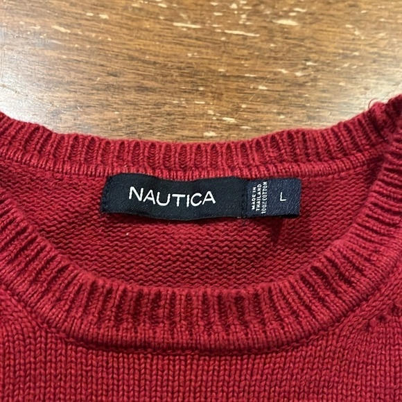 Nautica Crew Neck pull over Sweater - Picture 2 of 5